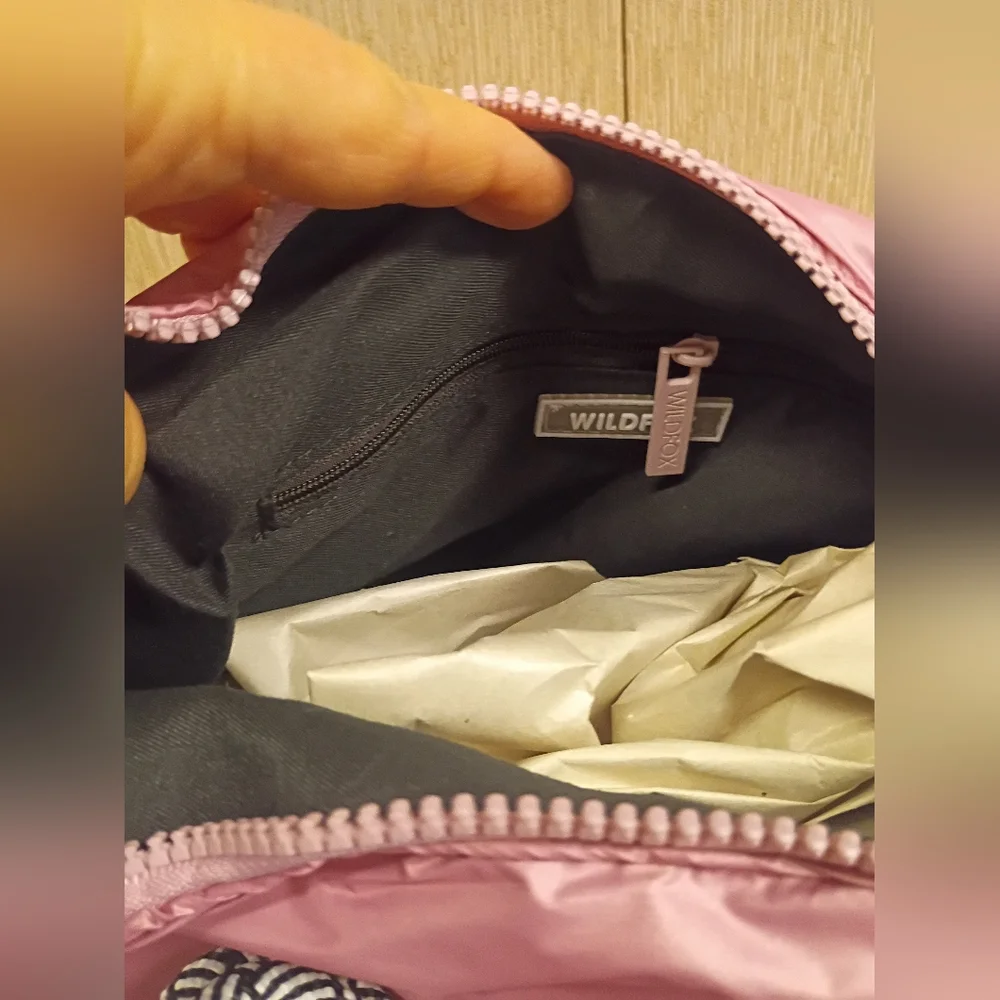 NWT Wildfox Puffer Pink Crossbody Purse Bag - Picture 9 of 10